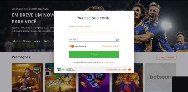 Cadastre-se na Betsson e aproveite as promoções exclusivas