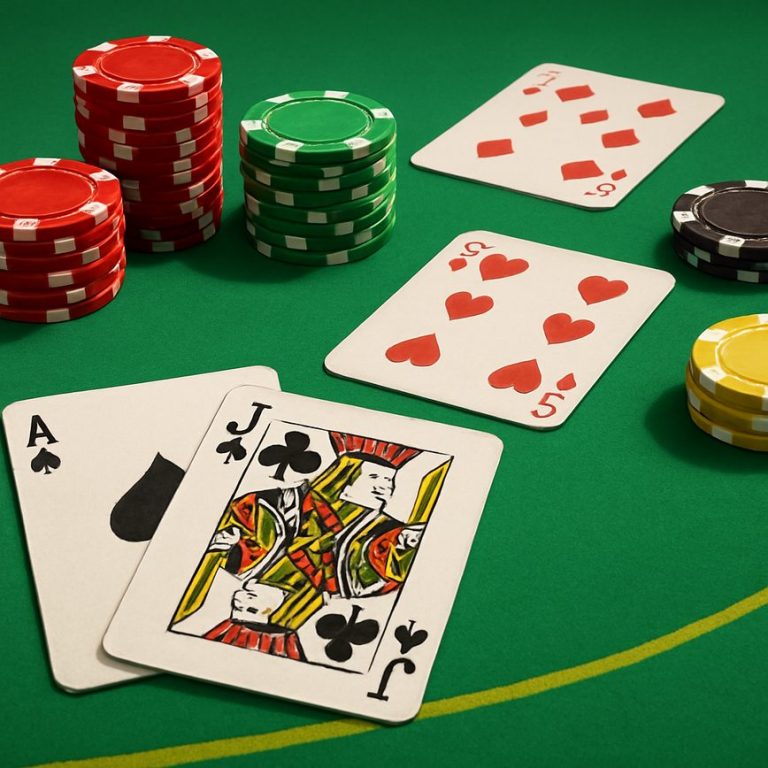 Guia de leitura de tabelas no blackjack